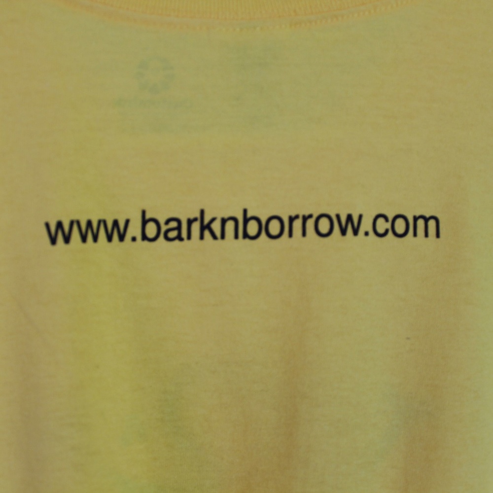 NWOT BARK 'N' BORROW YELLOW T-SHIRT SIZE L… - Picture 3 of 5